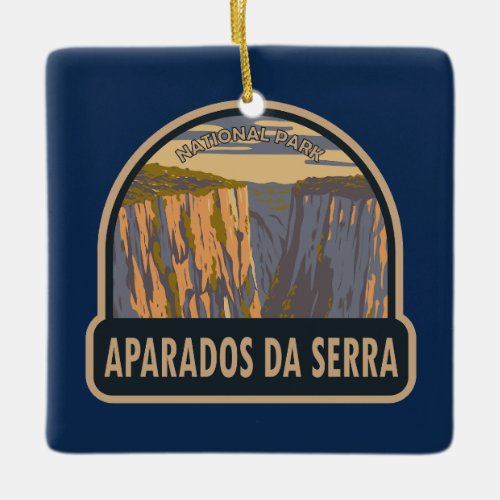 Aparados da Serra National Park Brazil Travel Art  Ceramic Ornament