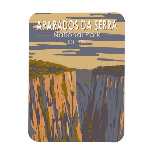 Aparados da Serra National Park Brazil Travel Art  Magnet