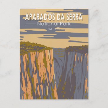 Aparados da Serra National Park Brazil Travel Art  Postcard