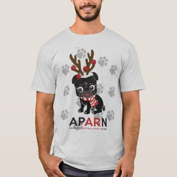 Aparn Holiday Logo Basic T-shirt by AZPUGRESCUE at Zazzle