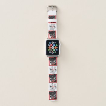Aparn Logo Pug Rescue Apple Watch Band 38mm by AZPUGRESCUE at Zazzle