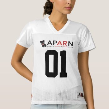 Aparn Logo Women's Augusta Replica Football Jersey by AZPUGRESCUE at Zazzle