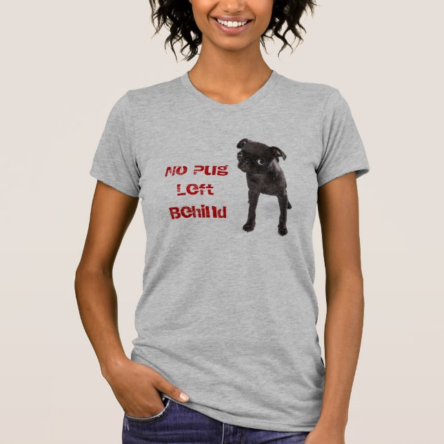 APARN No Pug Left Behind Bella Canvas Tee (Front)