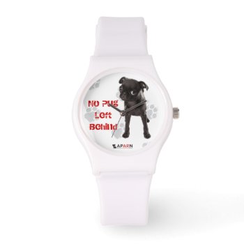Aparn "no Pug Left Behind" Sport Watch by AZPUGRESCUE at Zazzle