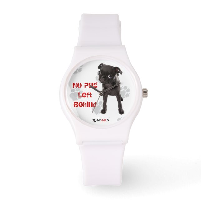 APARN "No Pug Left Behind" Sport Watch (Front)