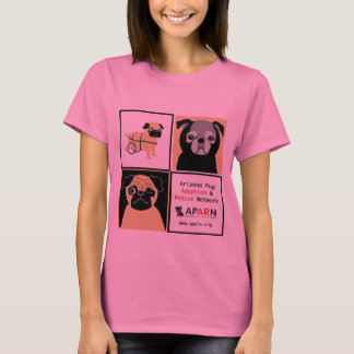 APARN Rescue Pugs Ladies Micro-Fiber T-Shirt