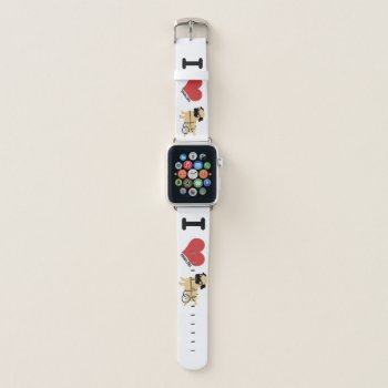 Aparn Special Needs Pug Apple Watch Band 38mm by AZPUGRESCUE at Zazzle