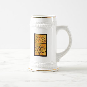 Apart and Together Female Couple Tattoo  Beer Stein