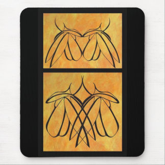 Apart and Together Female Couple Tattoo  Mouse Pad