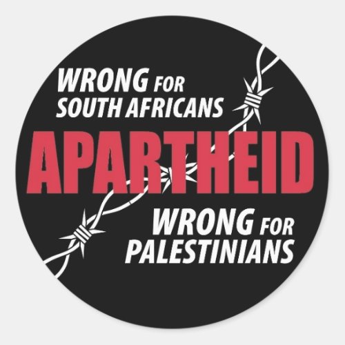 Apartheid Sticker