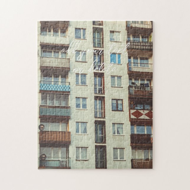 Apartment building  jigsaw puzzle (Vertical)