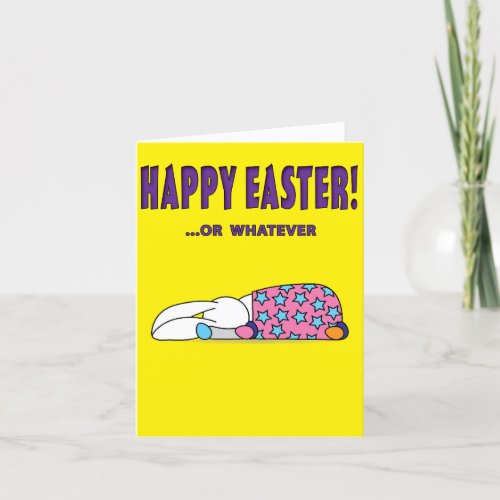 Apathetic Easter Card