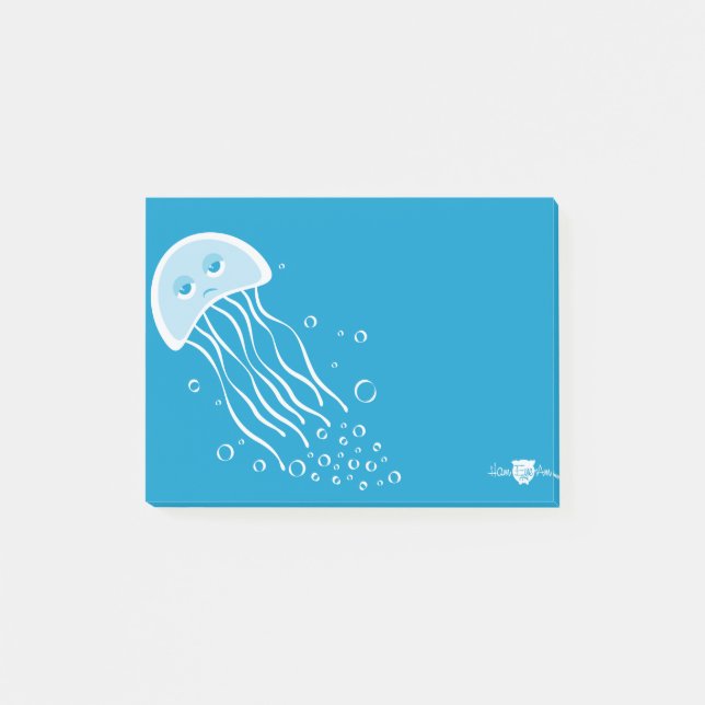 Apathetic Jellyfish Note (Front)