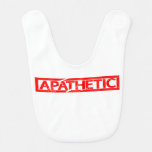 Apathetic Stamp Baby Bib