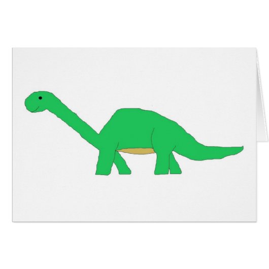 Apatosaurus card (Front Horizontal)