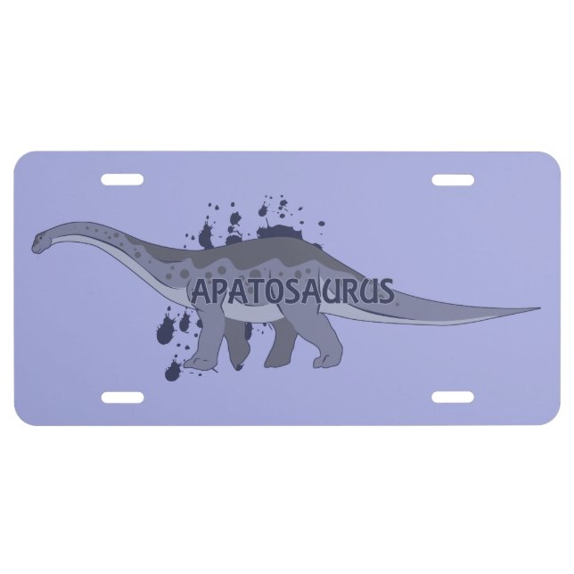 Apatosaurus License Plate (Front)