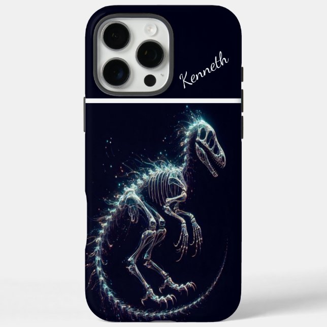 Apatosauruses Dinosaur Skeleton Stardust Case-Mate iPhone Case (Back)
