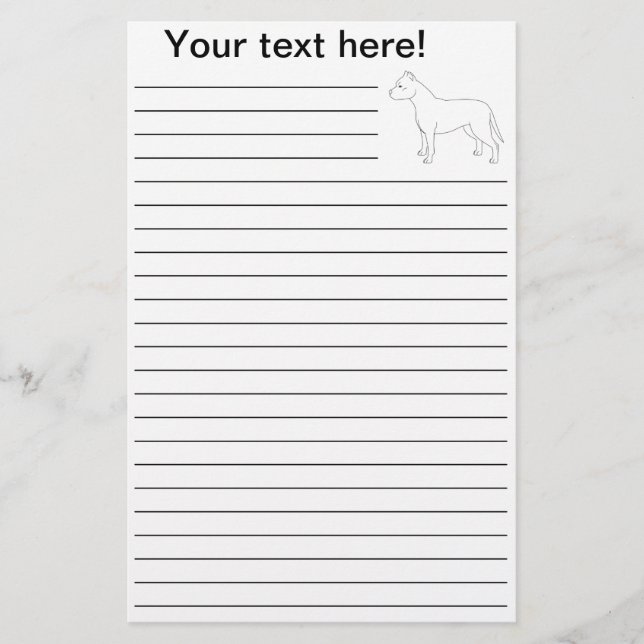 APBT Lined Stationary Stationery (Front)