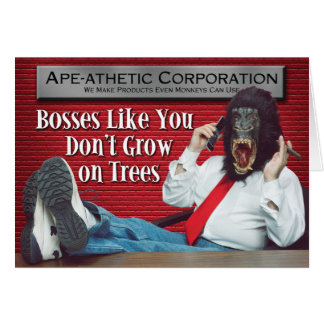 Ape-athetic Bad Boss Cards