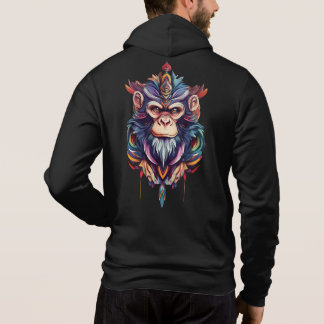 Ape face hoodie