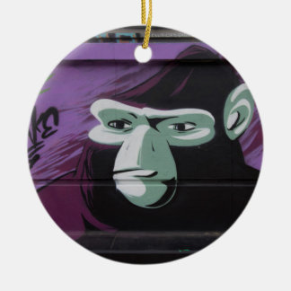 Ape Graffiti Ceramic Ornament
