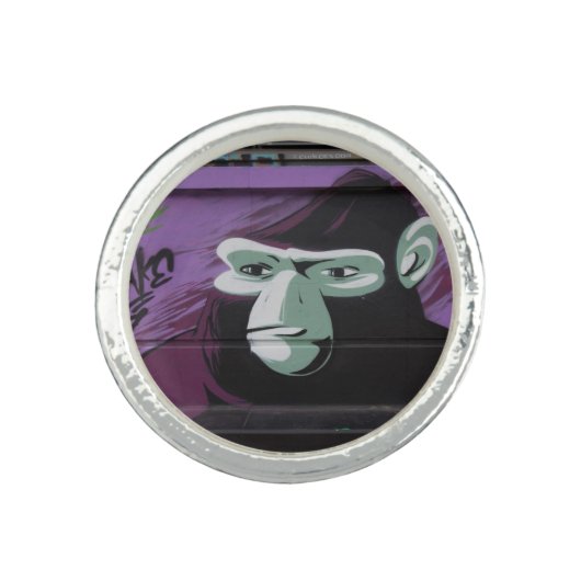 Ape Graffiti Ring (Front)