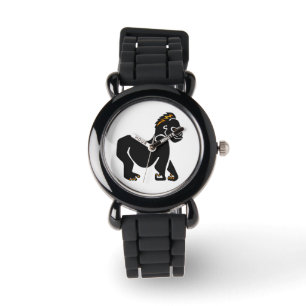 Ape - Graphic GORILLA - Primate - Wildlife - Watch