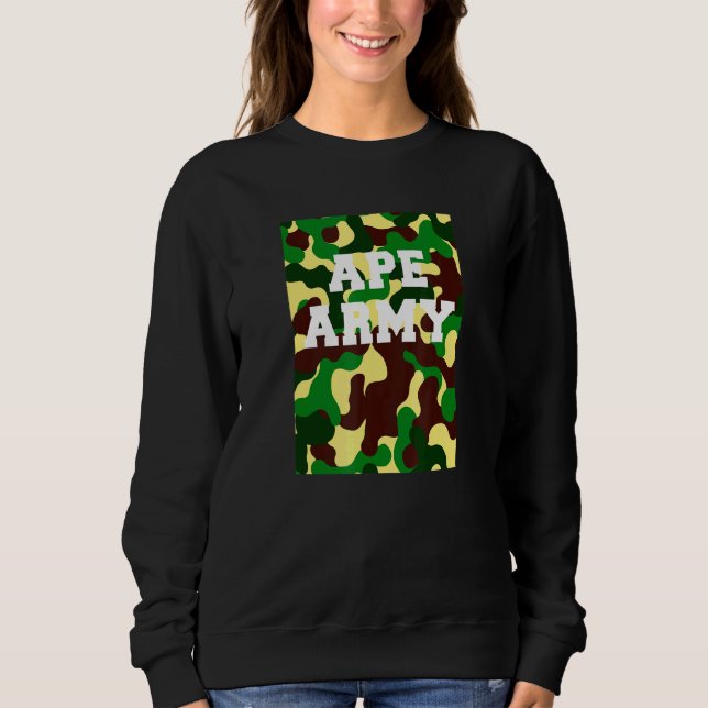 Ape Nation Diamond Moon Meme Stock Apes Together S Sweatshirt (Front)