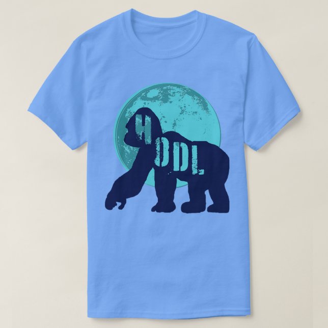 Ape Nation HODLE Moon T-Shirt (Design Front)