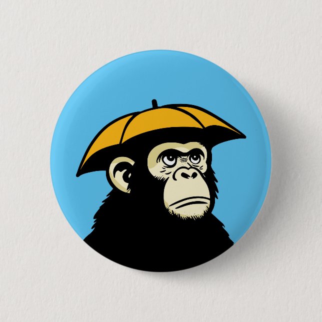 Ape no like rain button (Front)
