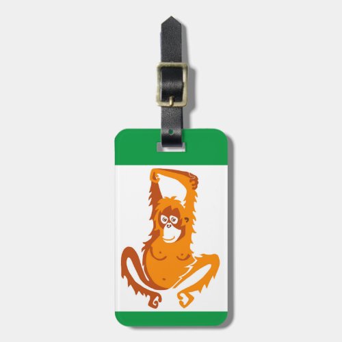 Ape _ ORANGUTAN _ Primate _ Wildlife _ Luggage Tag