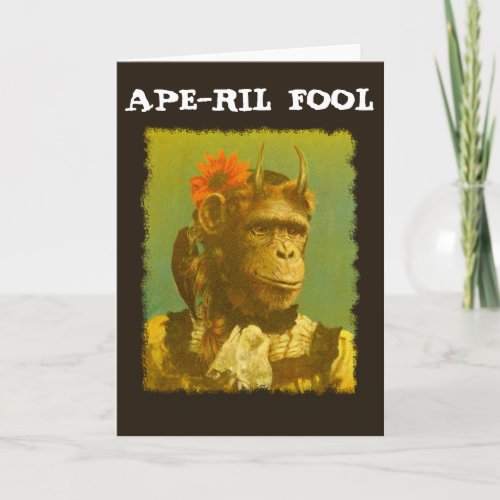 APE_RIL FOOL April Fools Greetings card