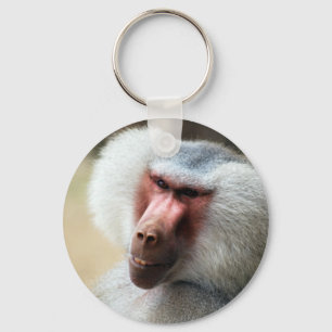 Ape saying howdy keychain