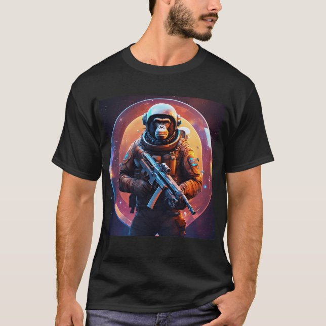 Ape with a Gun: Wild Power T-Shirt (Front)