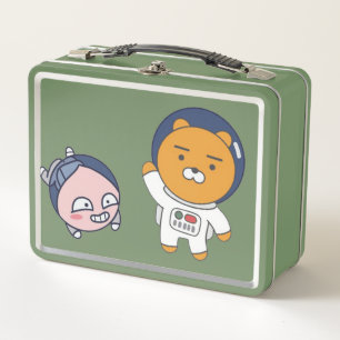 Apeach and Ryan in Space Metal Lunch Box