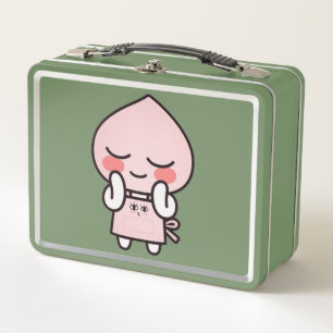 Apeach kakao friends apron metal lunch box