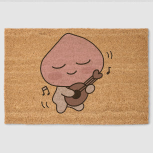 Apeach summer body fiber doormat
