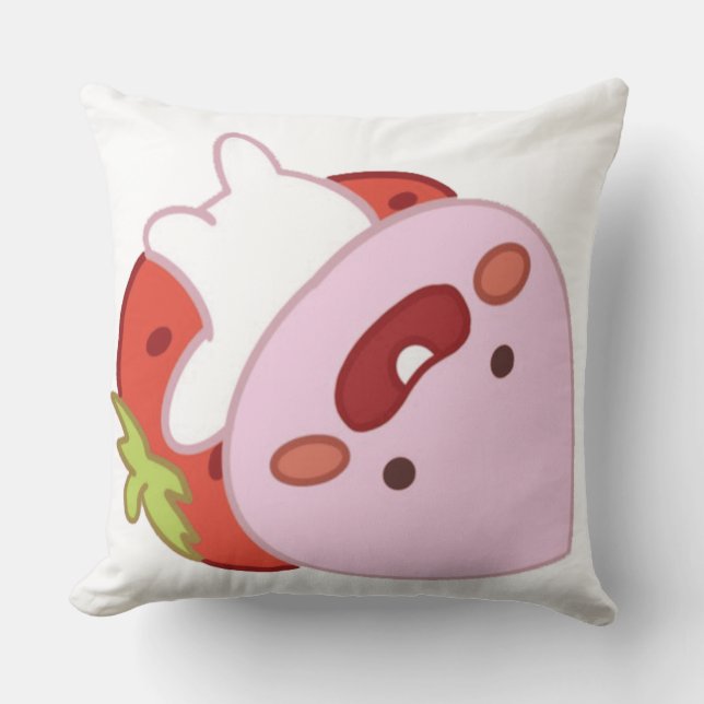 Apeach Throw Pillow (Front)