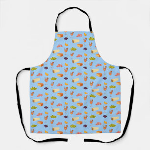 Aperol and Cheese Pattern Apron