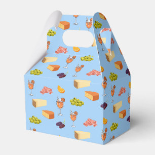 Aperol and Cheese Pattern Favor Boxes