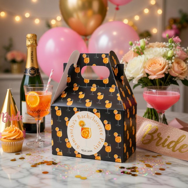 Aperol Bachelorette Party Favor Box (Creator Uploaded)