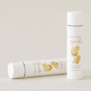 Aperol Love at First Spritz Orange Bridal Shower Lip Balm