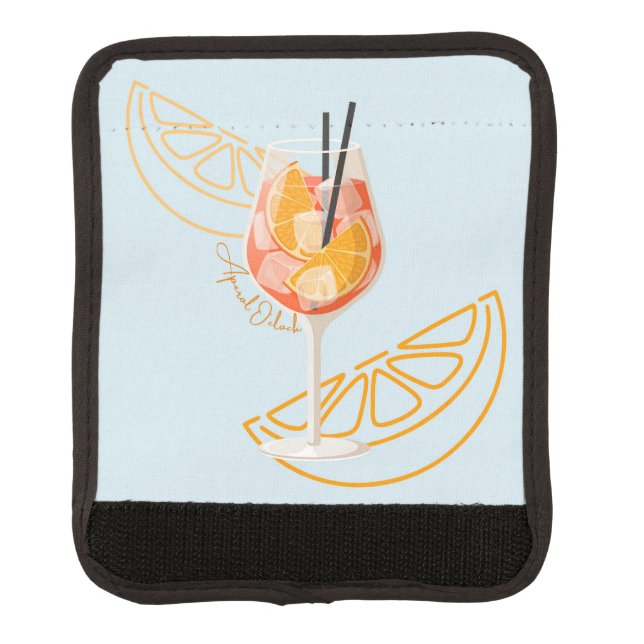 Aperol O'Clock Luggage Handle Wrap (Front)