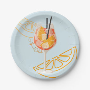 Aperol O'Clock Paper Plates