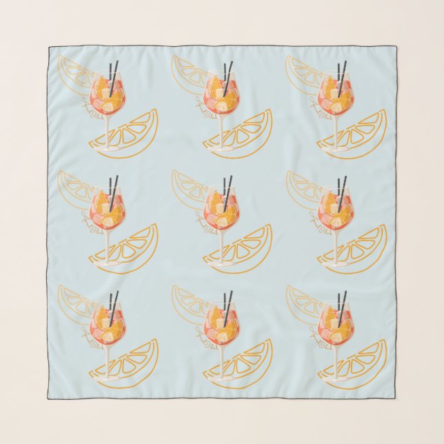  Aperol O'Clock Scarf (Front)