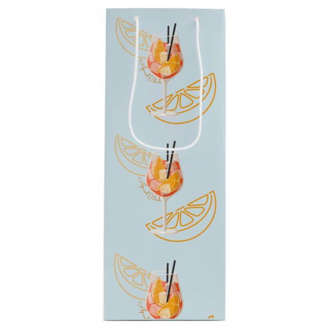 Aperol O'Clock Wine Gift Bag (Front)