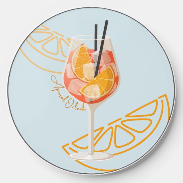  Aperol O'Clock Wireless Charger (Front)