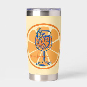 Aperol Per Favore Insulated Tumbler
