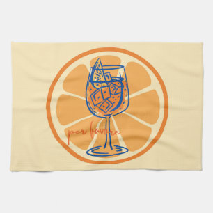 Aperol Per Favore Kitchen Towel