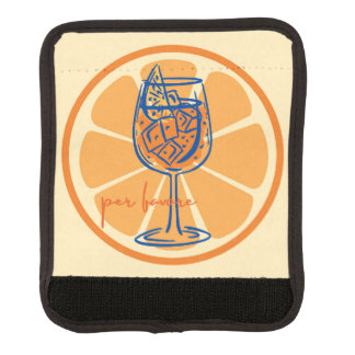 Aperol Per Favore Luggage Handle Wrap